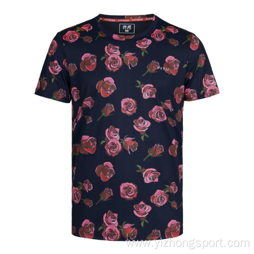 Moisture Wicking Dry Fit T Shirt Rose